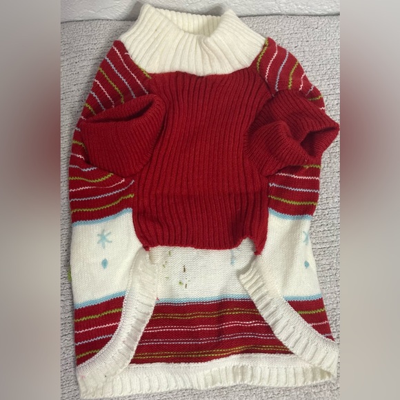 Holiday Trees Dog Sweater - Picture 2 of 4